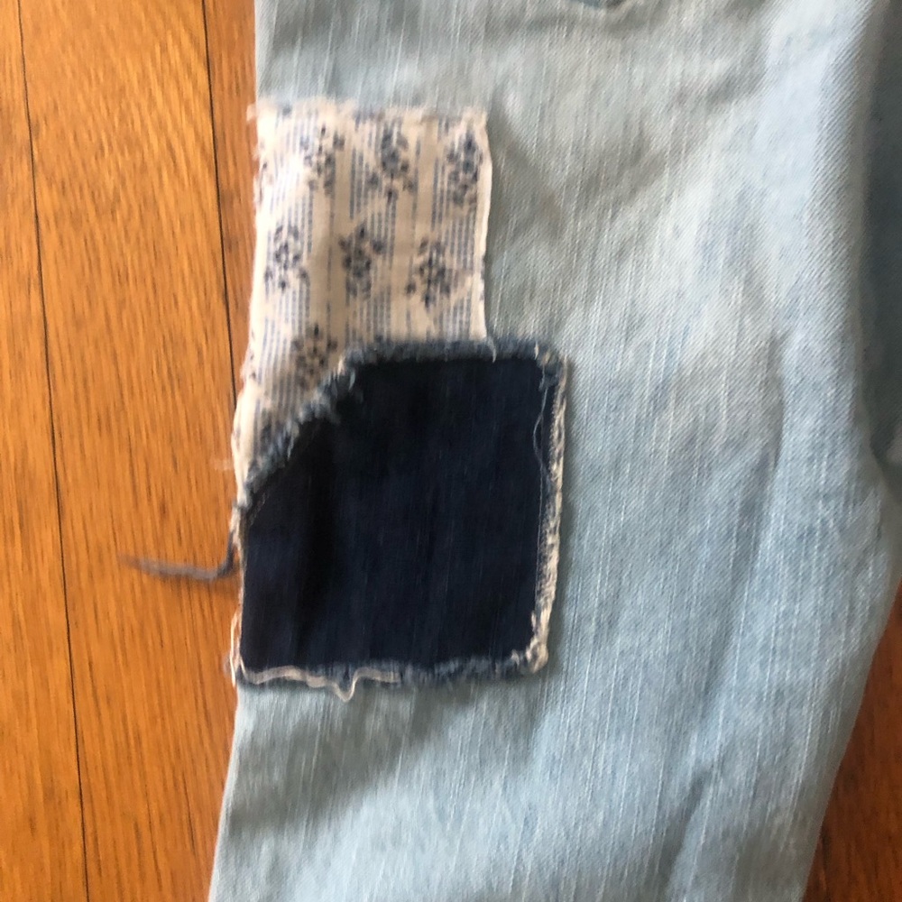 Urban outfitters Embroidered Light Blue Jeans - Picture 8 of 11